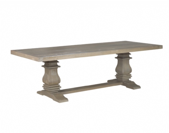 Black Sea Double Pedestal Table Mennonite Furniture Ontario at Lloyd's Furniture Gallery in Schomberg