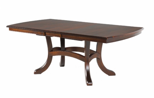 Jordan Double Pedestal Table Mennonite Furniture Ontario at Lloyd's Furniture Gallery in Schomberg