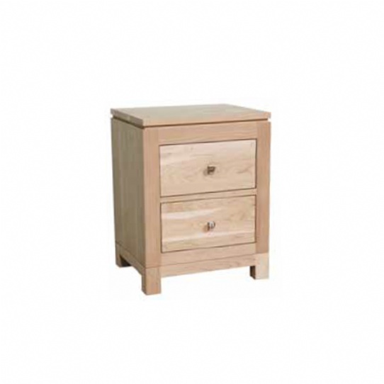 Metro 2 Drawer Night Stand Mennonite Furniture Ontario at Lloyd's Furniture Gallery in Schomberg