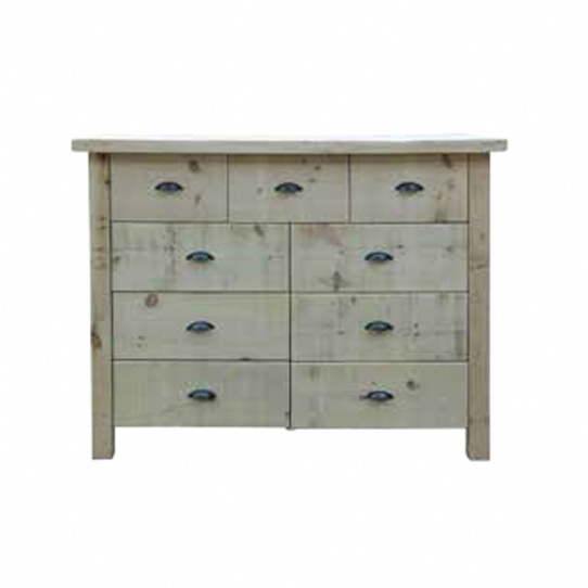 Frontier 9 Drawer Dresser Mennonite Furniture Ontario at Lloyd's Furniture Gallery in Schomberg