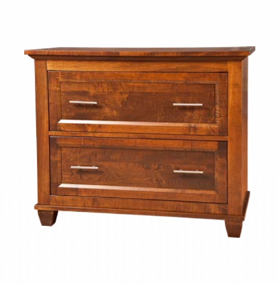 Algonquin 2 Drawer Filing Cabinet Mennonite Furniture Ontario at Lloyd's Furniture Gallery in Schomberg