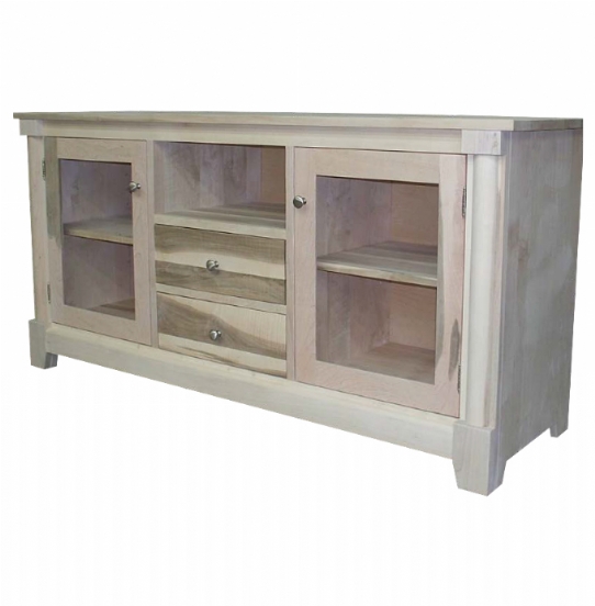 Hudson 2 Drawer/2 Door TV Stand Mennonite Furniture Ontario at Lloyd's Furniture Gallery in Schomberg