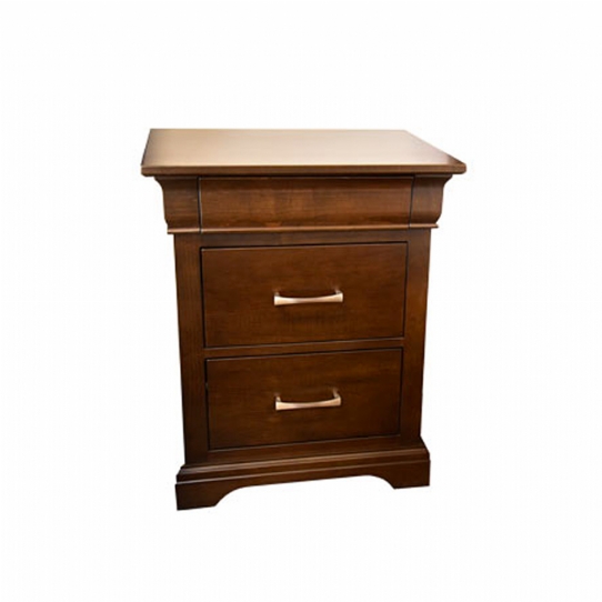 Denmark 3 Drawer Night Stand Mennonite Furniture Ontario at Lloyd's Furniture Gallery in Schomberg