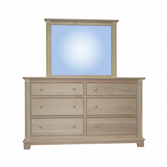 Cleveland 6 Drawer Dresser Mennonite Furniture Ontario at Lloyd's Furniture Gallery in Schomberg