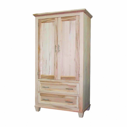 Algonquin 2 Drawer 2 Door Armoire Mennonite Furniture Ontario at Lloyd's Furniture Gallery in Schomberg