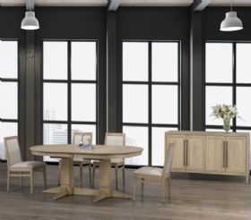 Sweden Double Pedestal Table - 