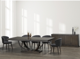 Clifton Double Pedestal Table - 